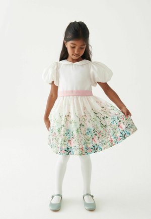 POINTON FIELDS TAFFETA FLORAL PROM - Cocktailklänning - green ecru