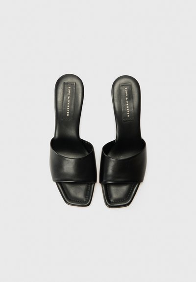 Sophia Webster FLO FLAMINGO LOW MULE - Μιουλ με τακούνι - black