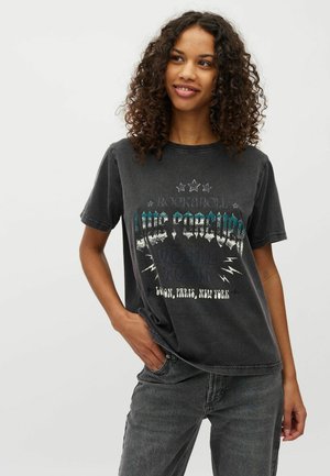 LIVE FOREVER - Print T-shirt - black