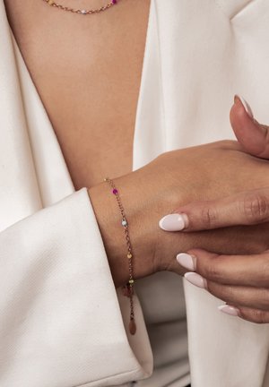 Hey Happiness, RAINBOW BEAD - Bracelet - rose gold-coloured