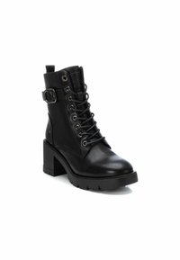 Carmela Botines con cordones - black