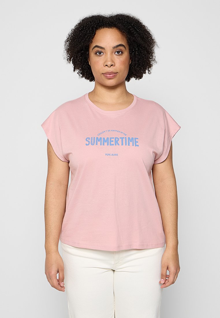 Pepe Jeans T-shirt print roze