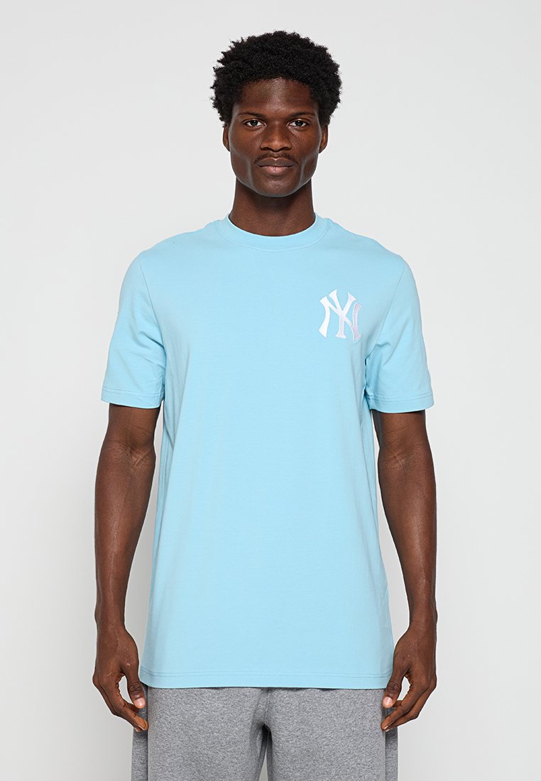 new era T-shirt basic lichtblauw