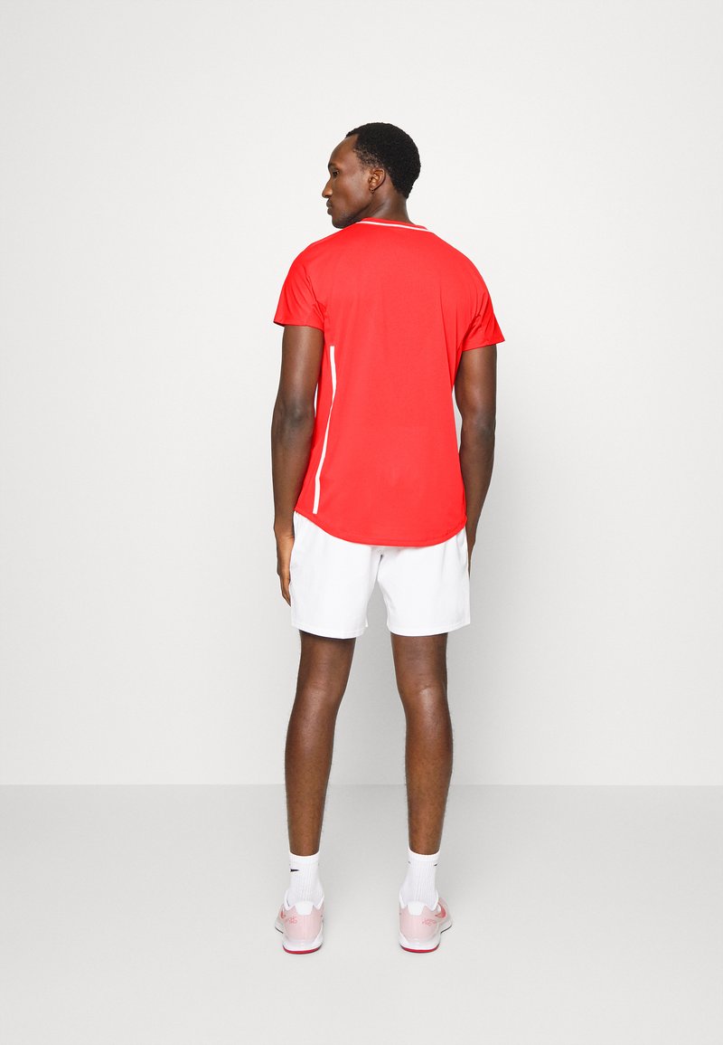Herren Sportbekleidung | Nike Performance SLAM T-Shirt print habanero red/white/rot - JV65661 Herren Sportbekleidung | Nike Performance SLAM T-Shirt print habanero red/white/rot - JV65661