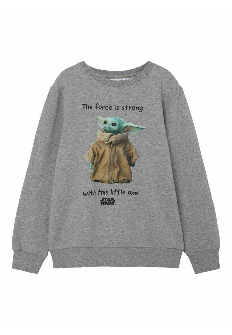 Kinder Pullover | Name it MANDALORIAN Sweatshirt grey melange/grau - FW27223 Kinder Pullover | Name it MANDALORIAN Sweatshirt grey melange/grau - FW27223