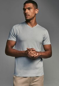 Next V-NECK FIVE PACK - Základné tričko - blue green pink grey