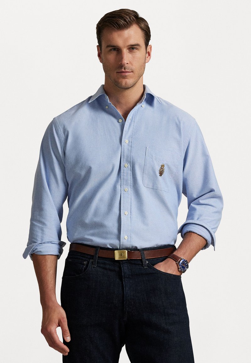 Polo Ralph Lauren Big & Tall POLO BEAR OXFORD SHIRT - Cămașă - blue heritage