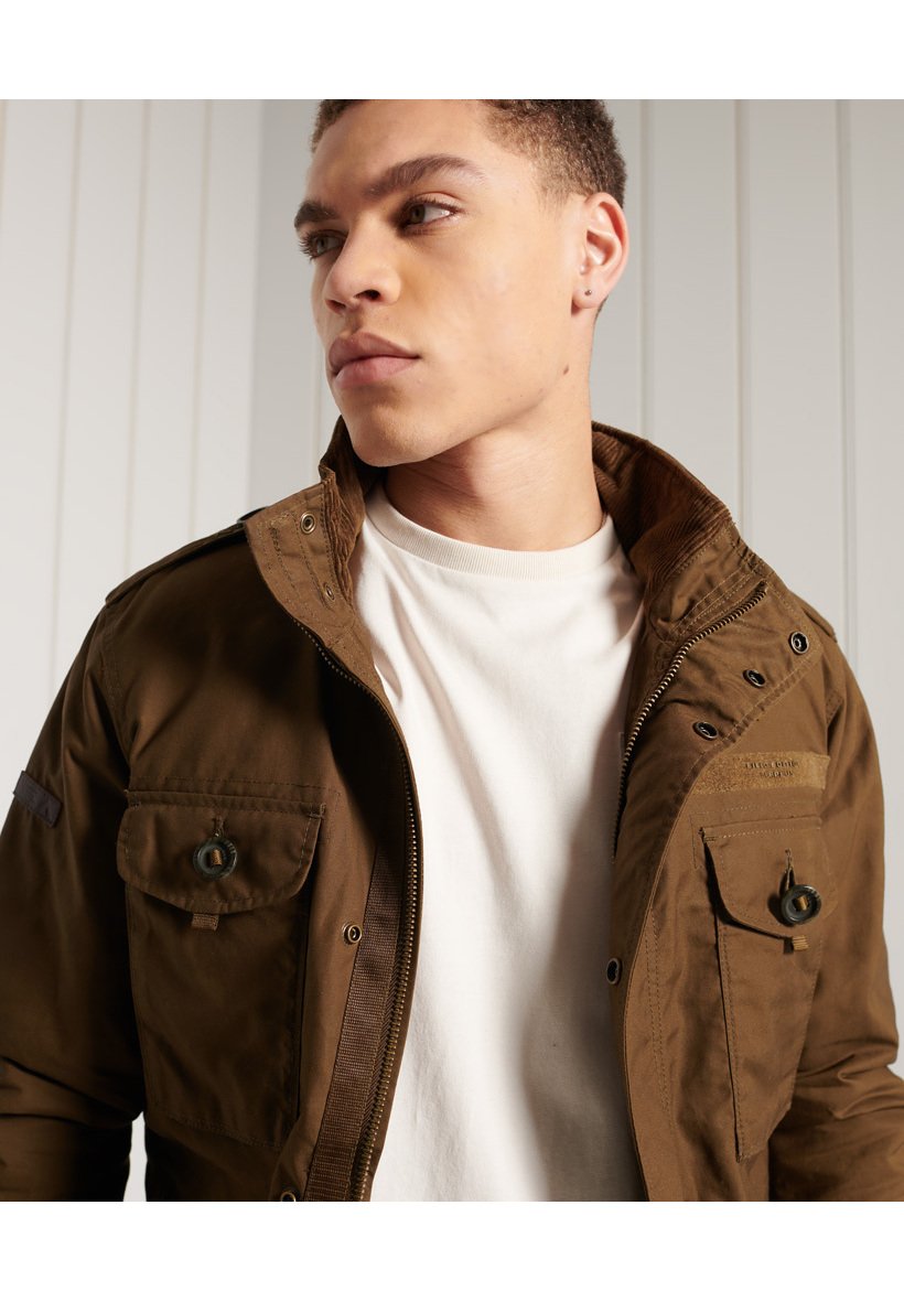 baggy brown jacket