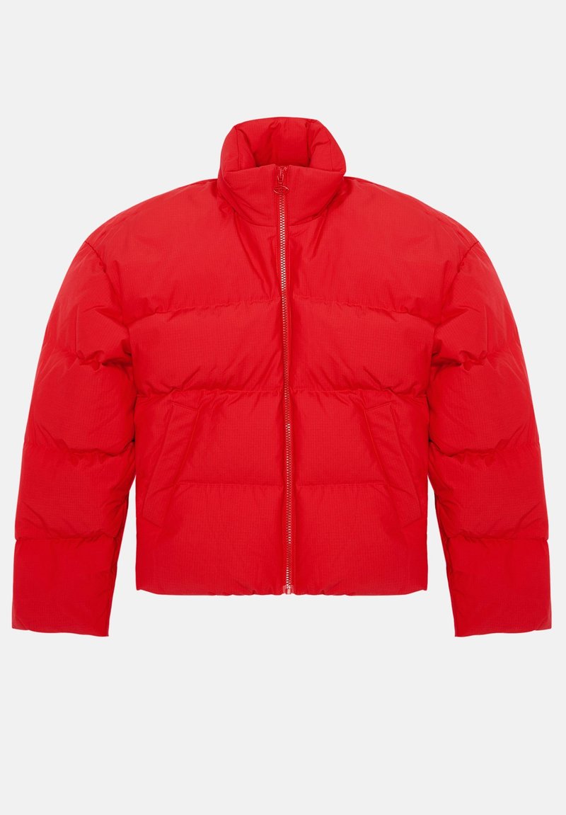 Diesel Gewatteerde jas rood