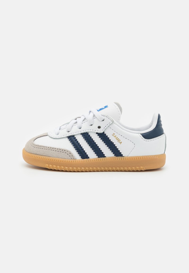 adidas Originals - SAMBA OG KIDS - Trainers - footwear white/collegiate navy, Enlarge