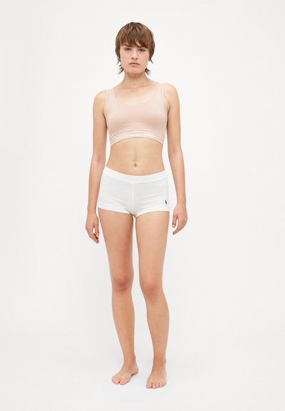 Polo Ralph Lauren GIRL SHORT - Calças - white cloud