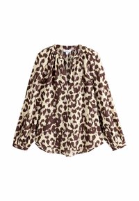 LONG SLEEVE V-NECK  - Bluza - pink animal print