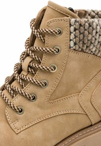 Marco Tozzi Bottines à lacets - beige comb