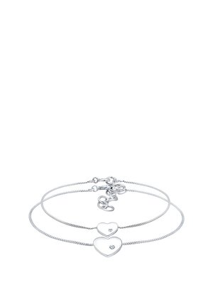 Elli HERZ MUTTER KRISTALLE - Armband - silber