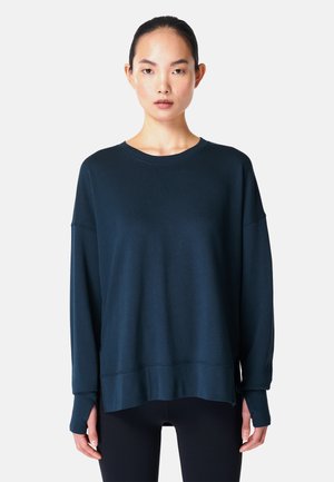 AFTER CLASS LONGLINE - Sweatshirt - navy blue