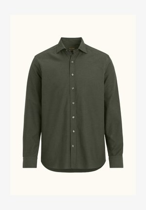 Oscar Jacobson REG FIT CUT AWAY BRUSHED - Overhemd - rosciola green