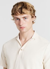 Calliope UN BOTTONE - Poloshirt - sabbia