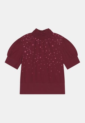 T-shirt estampada - burgundy