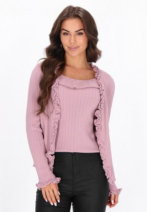 Cardigan - dark rose