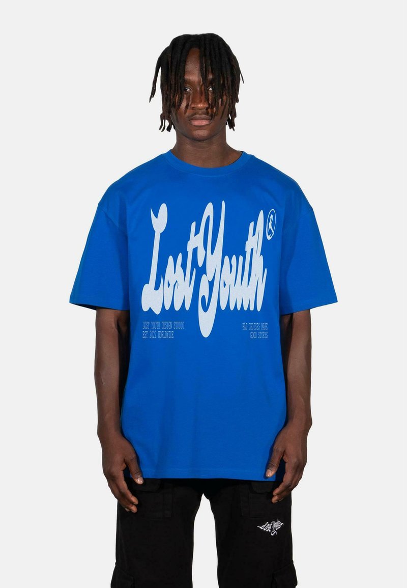 Lost Youth - CLASSIC V2 - Print T-shirt - cobalt blue, Enlarge