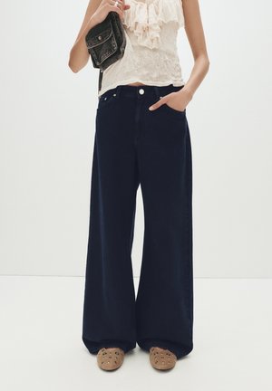 Relaxed fit jeans - dark blue