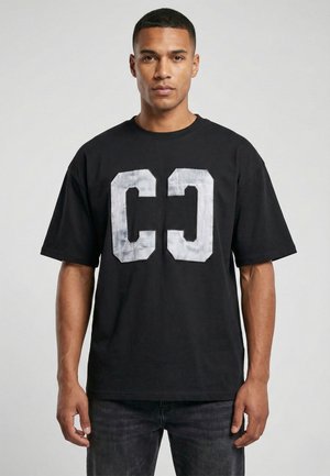 Colucci COLLEGE LOGO TEE - T-shirt con stampa - black