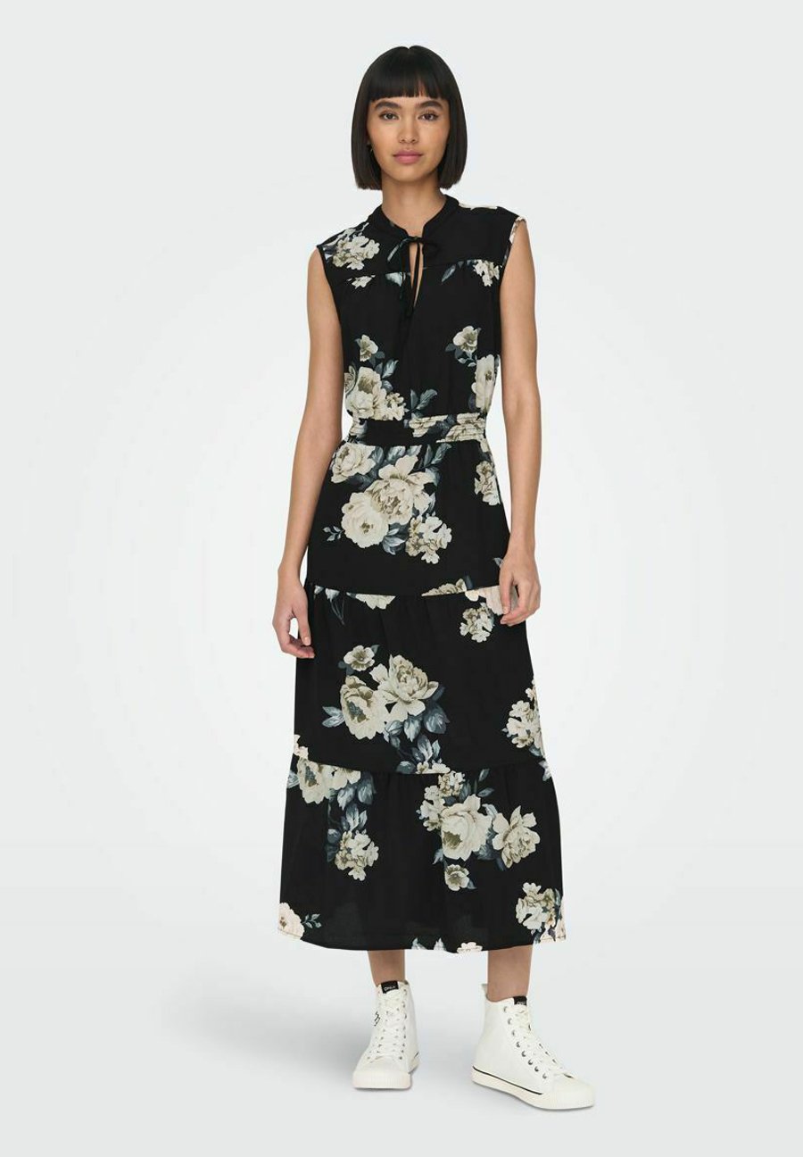 ONLY PRINT Vestito casual black/nero