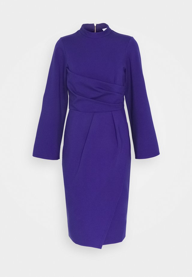 COLLARED DRESS - Trikoomekko - purple