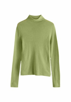 HIGH ROLL NECK - Pullover - green olive
