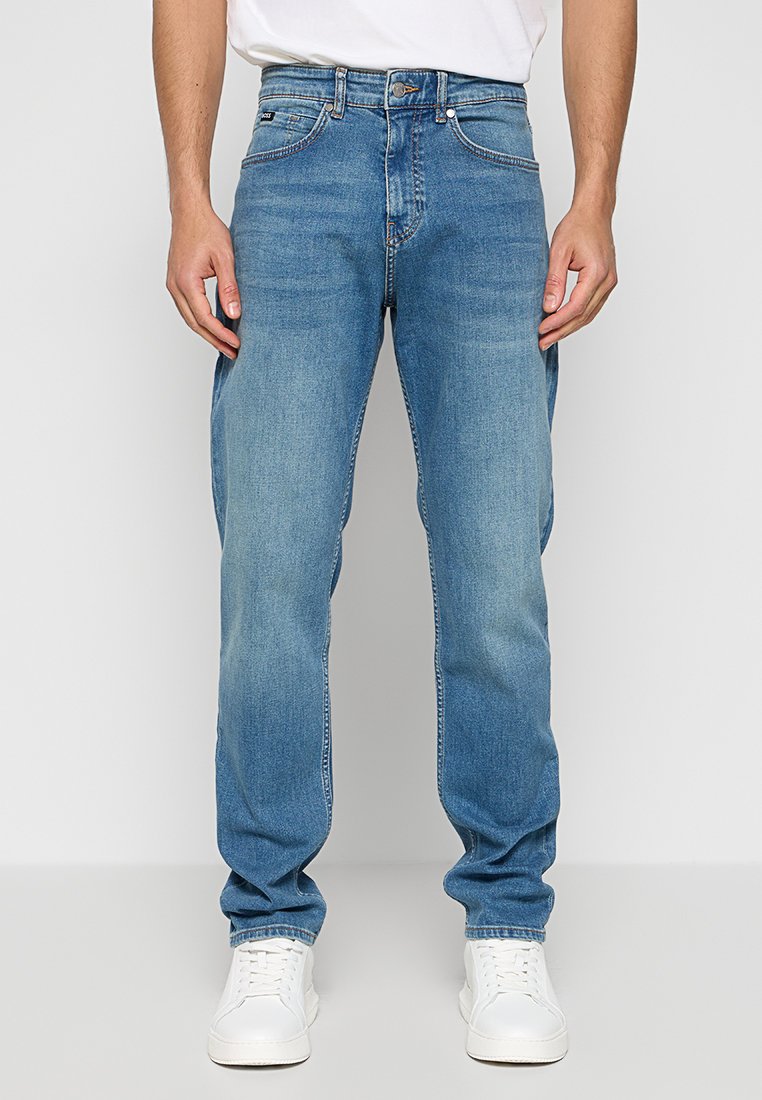 Boss Straight leg jeans blauw