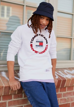 Tommy Jeans ATHLETIC HOODIE - Sweatshirt - white