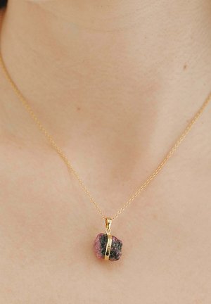 Aristocrazy, CHARM PIEDRA DE NACIMIENTO JULIO CON RUBÍ UNISEX - Colgante - gold-coloured