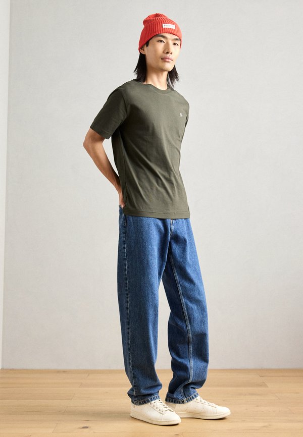 SHORT SLEEVE LOGO PRINT CREWNECK - Basic T-shirt - neverland iron2