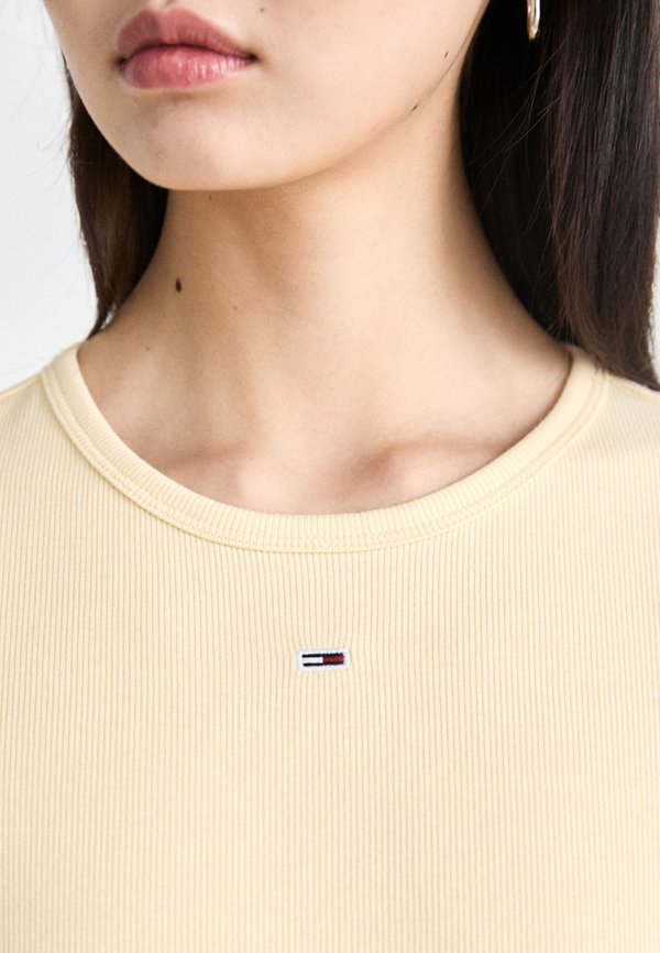 SLIM ESSENTIAL  - Print T-shirt - custard cream3