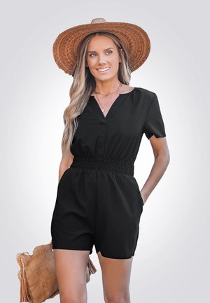 CHIC ELASTIC WAIST POCKETS  - Tuta jumpsuit - black