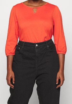 Langærmet T-shirt - red