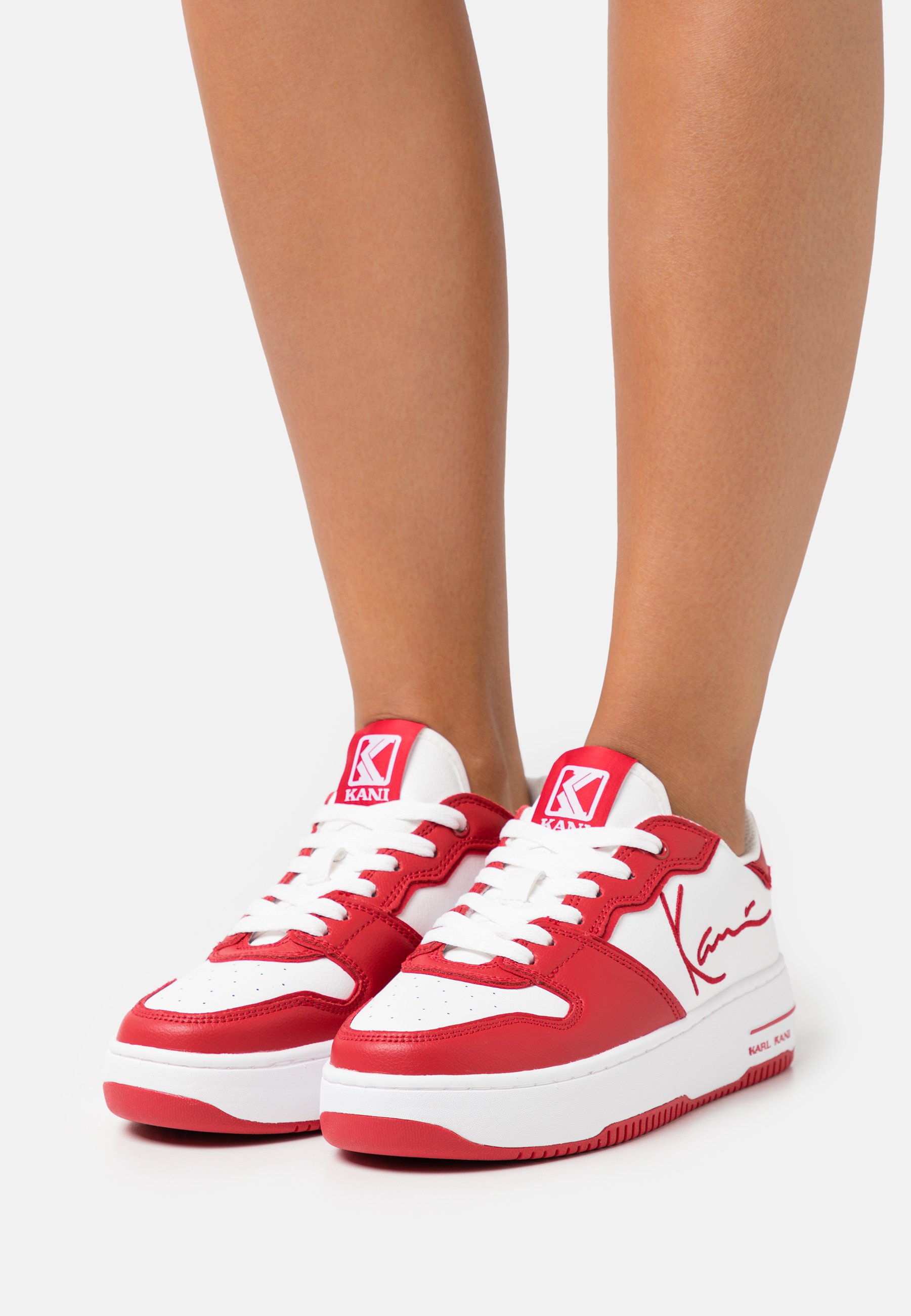 Karl Kani 89 UP LOGO - Sneakers basse - true red/white/bianco - Zalando.it