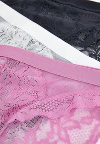 Next 3 PACK LEG - Chilot - charcoal grey pink white