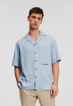 KARL LAGERFELD LOGO SHORT-SLEEVED - Hemd - air blue