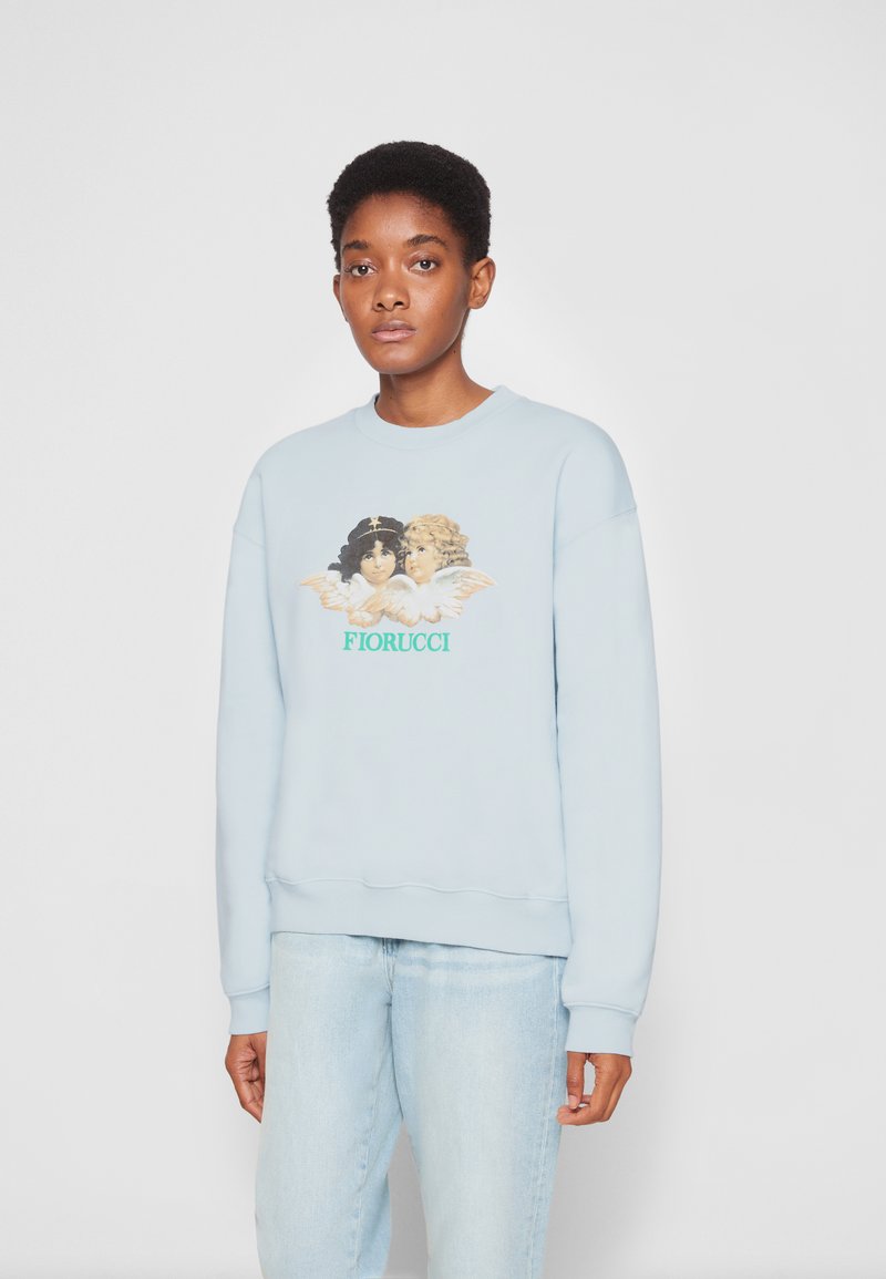 Fiorucci VINTAGE ANGELS Sweatshirt Pale Blue/light Blue | forum.iktva.sa