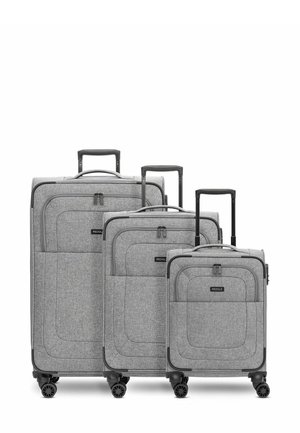 ESSENTIALS SET 3-TEILIG MIT DEHNFALTE - Luggage set - grey
