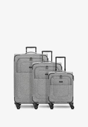 ESSENTIALS SET 3-TEILIG MIT DEHNFALTE - Juego de maletas - grey
