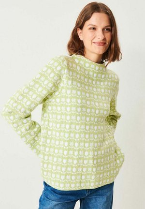 ALIETTE - Striktrøje - green