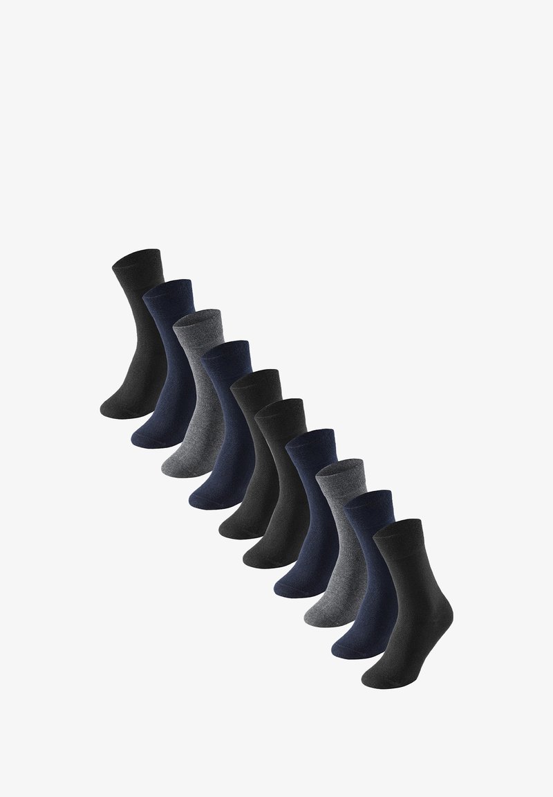 Schiesser 10ER PACK - Socken - schwarz grau dunkelblau