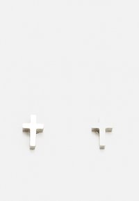 CROSS STUDS UNISEX - Brincos - silver-coloured