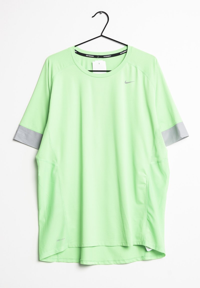 Nike Sportswear TShirt print green/grün (Preowned) Zalando.de