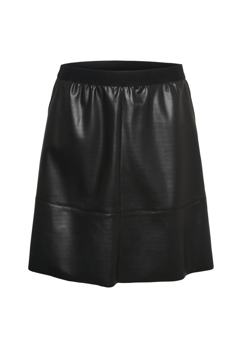 Kaffe Curve A-lijn rok gemêleerd zwart