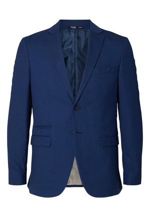 Selected, Woven Wool Blend - Sako - blue depths