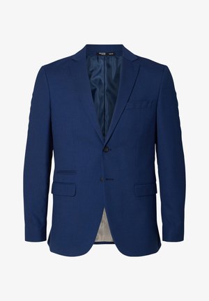 Selected, Woven Wool Blend - Sako - blue depths