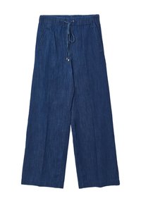 Calliope CON COULISSE - Jeans a zampa - blu denim